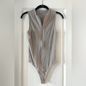 A&F Zip-Up Bodysuit
